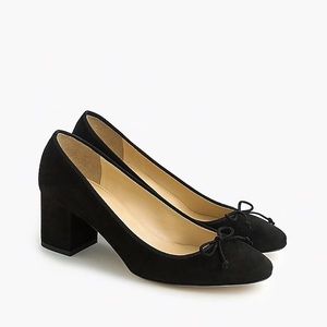 Jcrew Black ballet heel